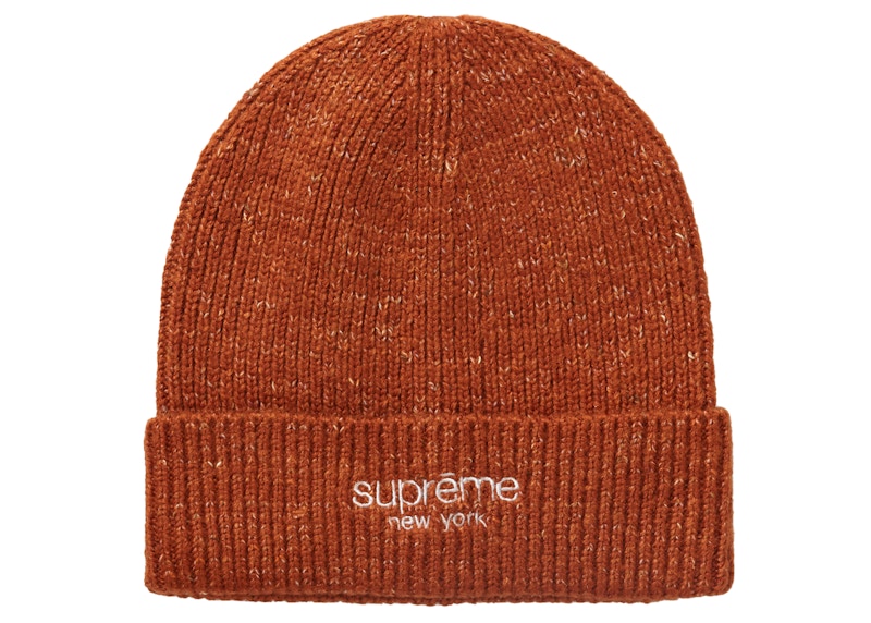 Supreme Rainbow Speckle Beanie Rust