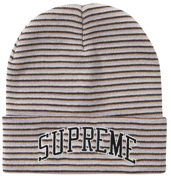 supreme-rainbow-stripe-beanie-pink