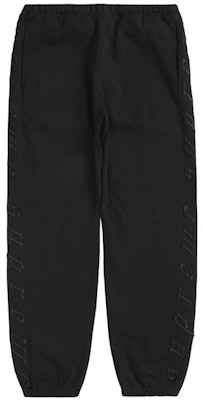 Supreme Celana Panjang Bordir Timbul Hitam Buy Supreme Celana Panjang Bordir Timbul Hitam