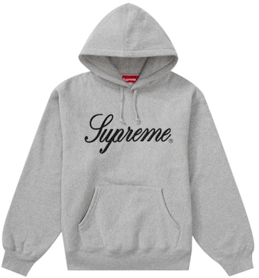 至高凸字母連帽衛衣 淺灰色 Buy 至高凸字母連帽衛衣 淺灰色