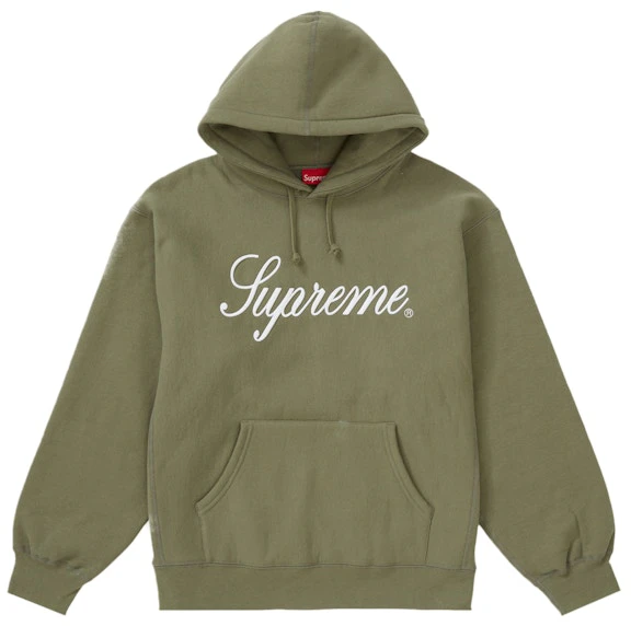 supreme-raised-script-hooded-sweatshirt-light-olive
