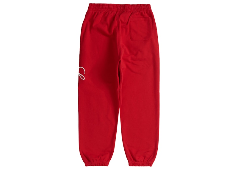 Order Supreme Celana SweatpanTulis Script Merah