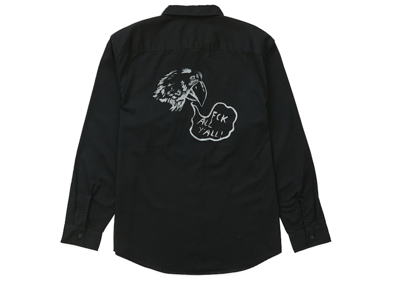 Supreme Raymond Pettibon Work Shirt Black