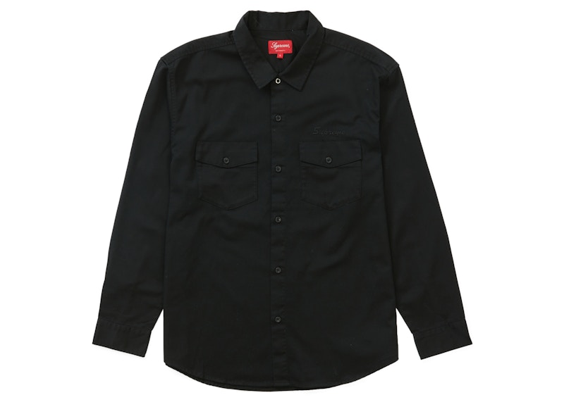 Supreme Raymond Pettibon Work Shirt Black 圖 2