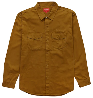 Supreme Kemeja Kerja Cokelat Tua Raymond Pettibon Terbaru Order Supreme Kemeja Kerja Cokelat Tua Raymond Pettibon Terbaru