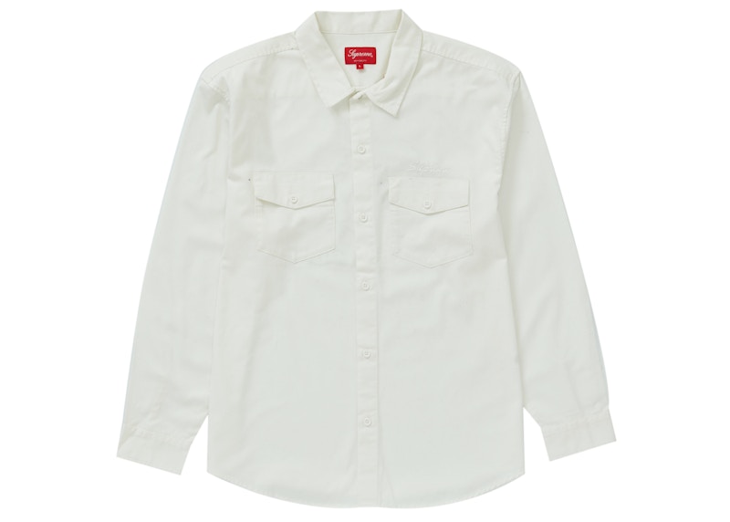 Supreme Raymond Pettibon Work Shirt White 圖 2