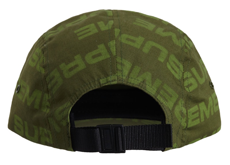 Supreme Reactive Print Camp Cap Olive 圖 2