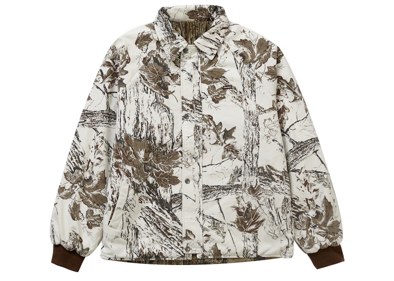 Supreme RealTree Reversible Quilted Work Jacket Snow Camo