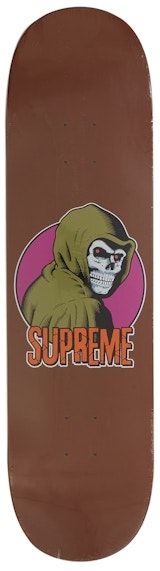 supreme-reaper-skateboard-deck-brown