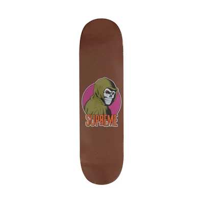 Supreme Reaper Skateboard Deck Brown