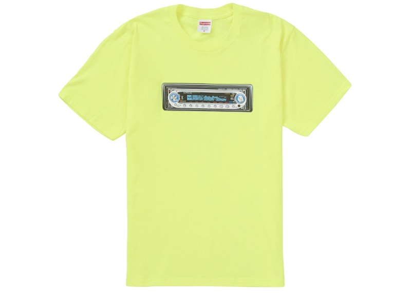 Supreme Receiver Tee Fluorescent Yellow