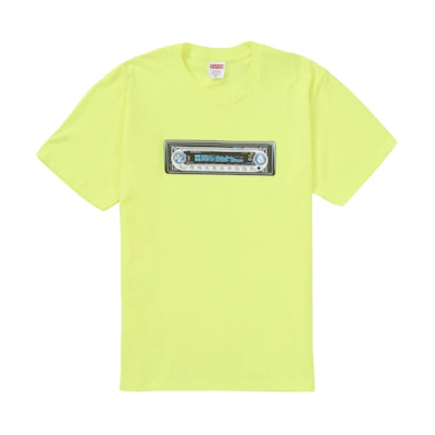 Supreme Receiver Tee Fluorescent Yellow