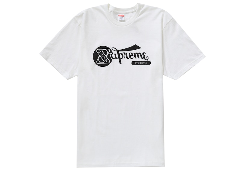 Buy Supreme 黑胶唱片白色短袖T恤