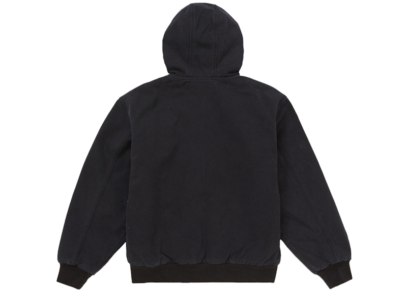 Shop Supreme 反光弧形連帽工作外套 黑色