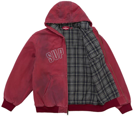 Supreme Jaket Kerja Hoodie Arc Reflective Merah Lookbook Supreme Jaket Kerja Hoodie Arc Reflective Merah