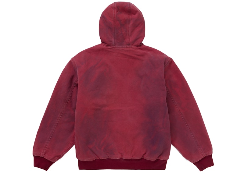 Supreme Reflective Arc Hooded Work Jacket Red 圖 4