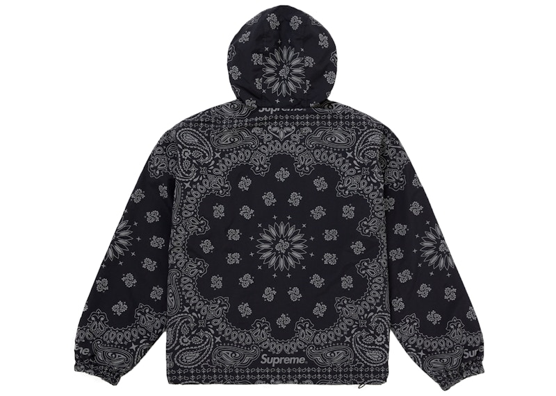 Order Supreme 反光頭巾連帽外套 黑色