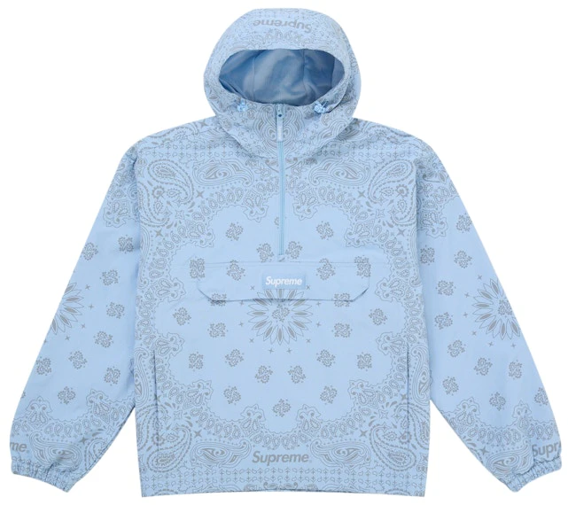 supreme-reflective-bandana-anorak-light-blue