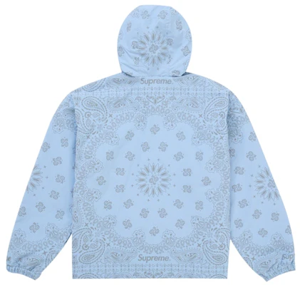Supreme 反光頭巾防風外套 淺藍色 Order Supreme 反光頭巾防風外套 淺藍色