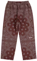 Supreme Reflective Bandana Track Pant Brown Supreme Reflective Bandana Track Pant Brown
