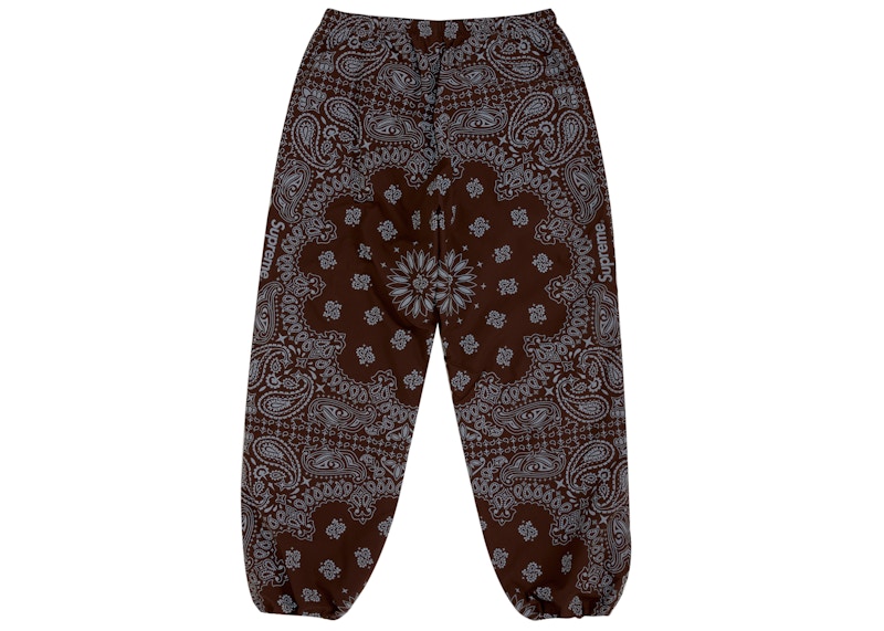 Shop Supreme Reflective Bandana Track Pant Cokelat