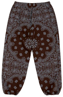 Supreme Reflective Bandana Track Pant Cokelat Shop Supreme Reflective Bandana Track Pant Cokelat