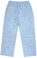 Supreme Reflective Bandana Track Pant Light Blue Supreme Reflective Bandana Track Pant Light Blue