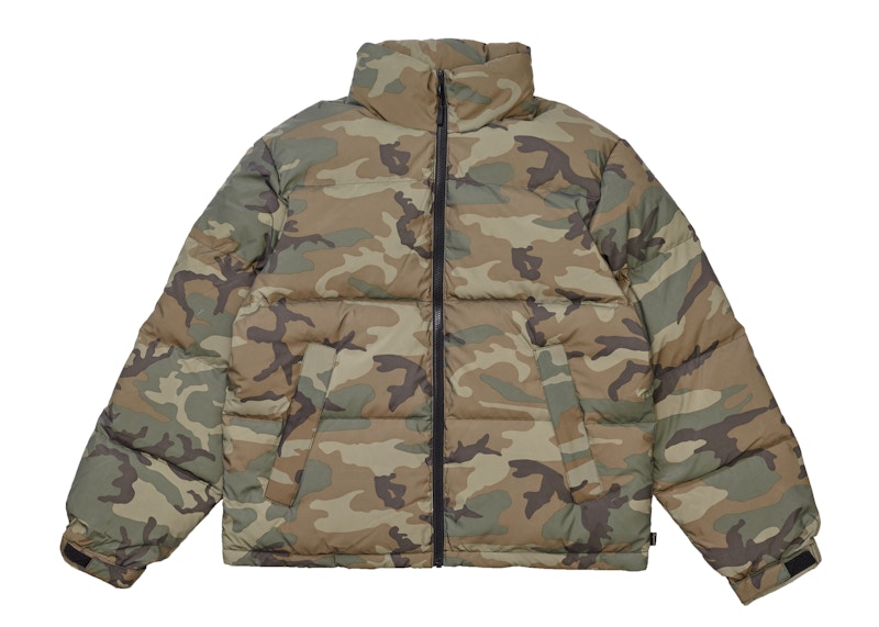 Supreme Reflective Camo Down Jacket Woodland