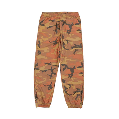 Supreme Reflective Camo Warm Up Pant Orange