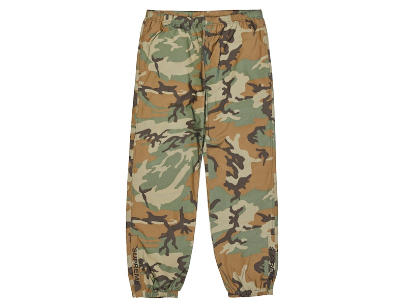 Supreme Reflective Camo Warm Up Pant Woodland Camo
