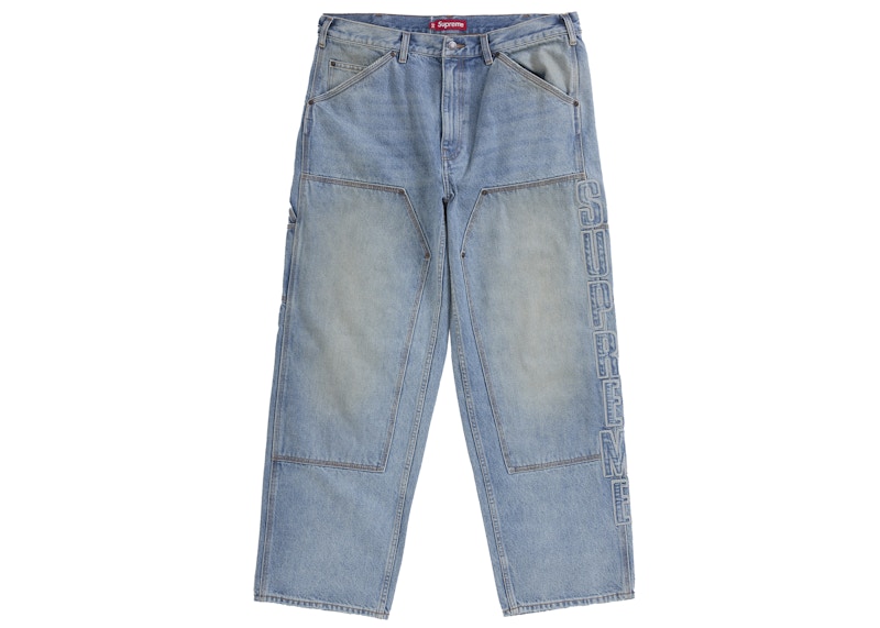 Supreme Reflective Double Knee Pant Denim