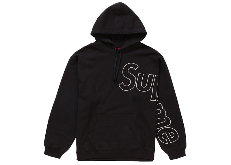 Buy Supreme Faux Fur Lined Zip Up Hooded Sweatshirt Black - Novelship