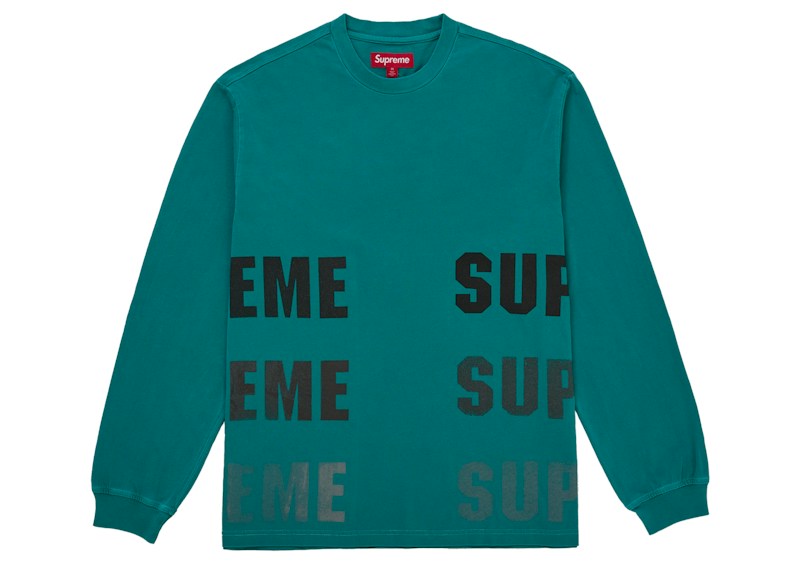 Supreme Reflective L/S Top (FW26) Teal