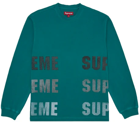 Supreme 反光长袖上衣 (FW26) 蓝绿色 Order Supreme 反光长袖上衣 (FW26) 蓝绿色