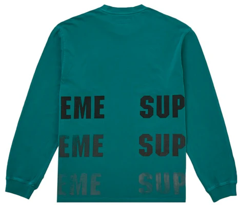 Supreme 反光长袖上衣 (FW26) 蓝绿色 Lookbook Supreme 反光长袖上衣 (FW26) 蓝绿色