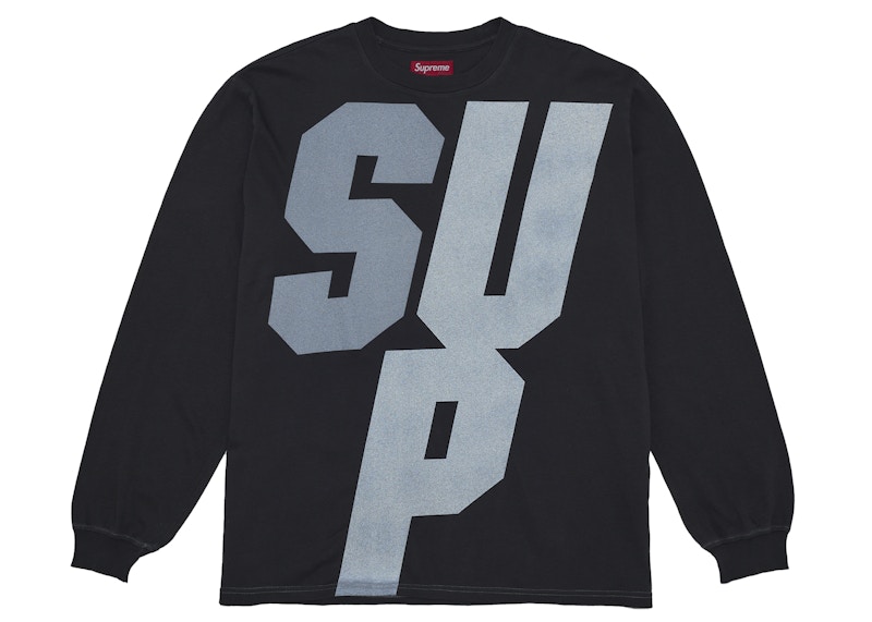 Supreme Reflective L/S Top Black
