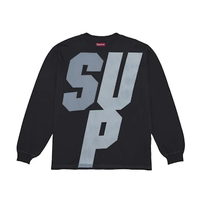 Supreme Reflective L/S Top Black