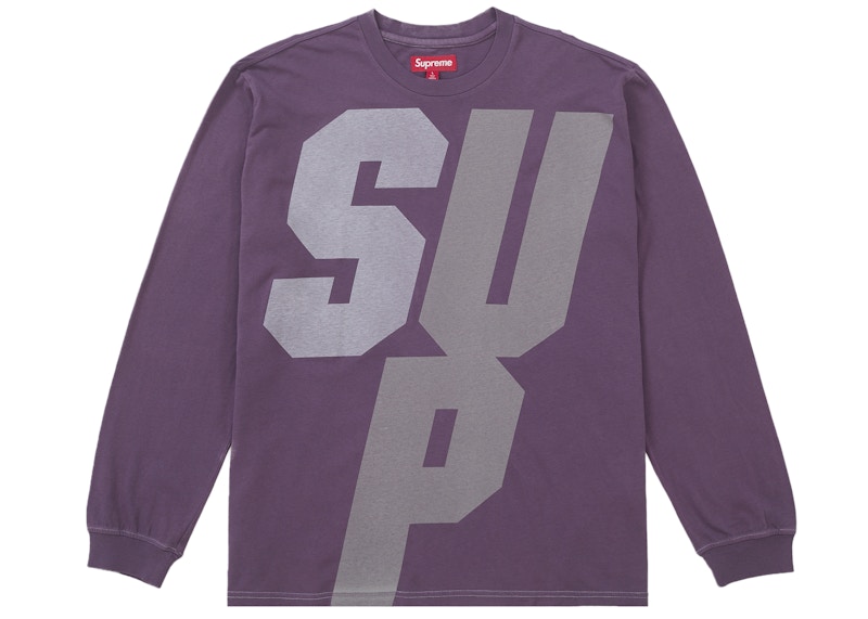 Supreme Reflective L/S Top Purple