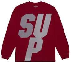 Supreme Reflective L/S Top Red Supreme Reflective L/S Top Red