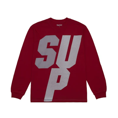 Supreme Reflective L/S Top Red