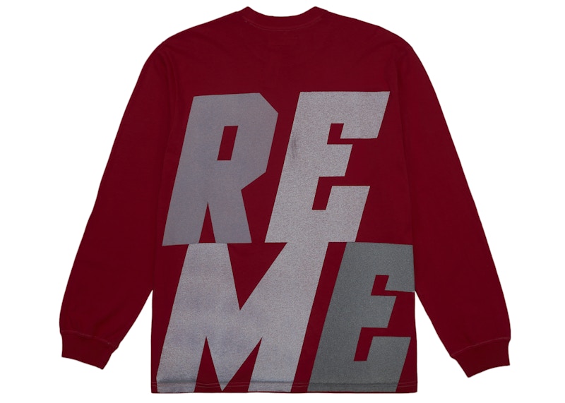 Supreme Reflective L/S Top Red 圖 2