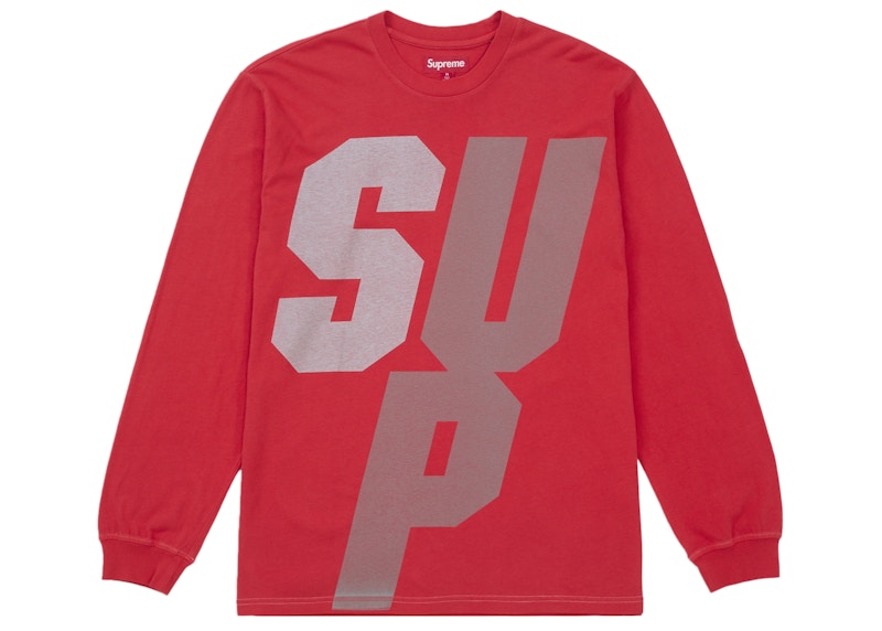 Supreme Reflective L/S Top Red 圖 3