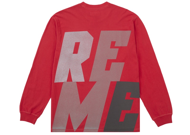 Supreme Reflective L/S Top Red 圖 4