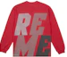 Shop Supreme Reflective Lengan Panjang Merah