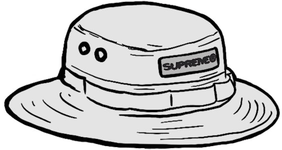 Supreme Sombrero Boonie Natural con Parche Reflectante Buy Supreme Sombrero Boonie Natural con Parche Reflectante