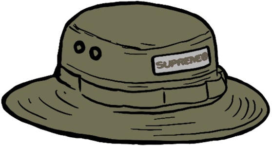 Supreme Sombrero Boonie con Parche Reflectante Oliva Buy Supreme Sombrero Boonie con Parche Reflectante Oliva
