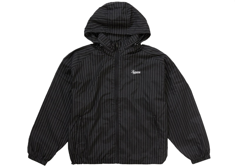 Supreme Reflective Pinstripe Track Jacket Black 圖 4