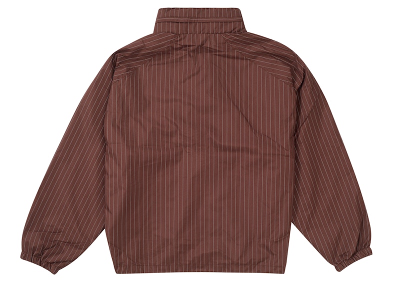 Supreme Reflective Pinstripe Track Jacket Brown 圖 3