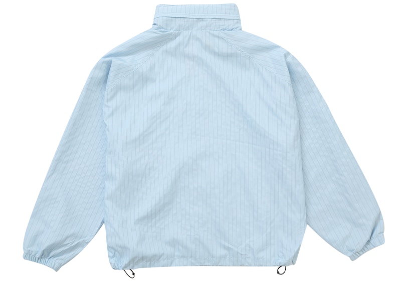 Supreme Reflective Pinstripe Track Jacket Light Blue 圖 2