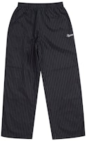 Supreme Reflective Pinstripe Track Pant Black
